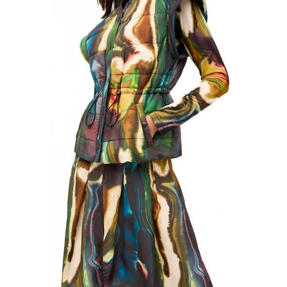 NEW MARIE OLIVER delta lyndon vest in blue - Picture 4 of 7